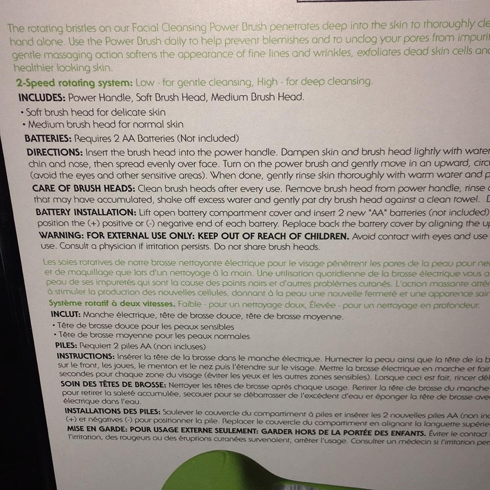 Global Beauty Care Facial Cleansing Power Brush - Picture 5 of 5